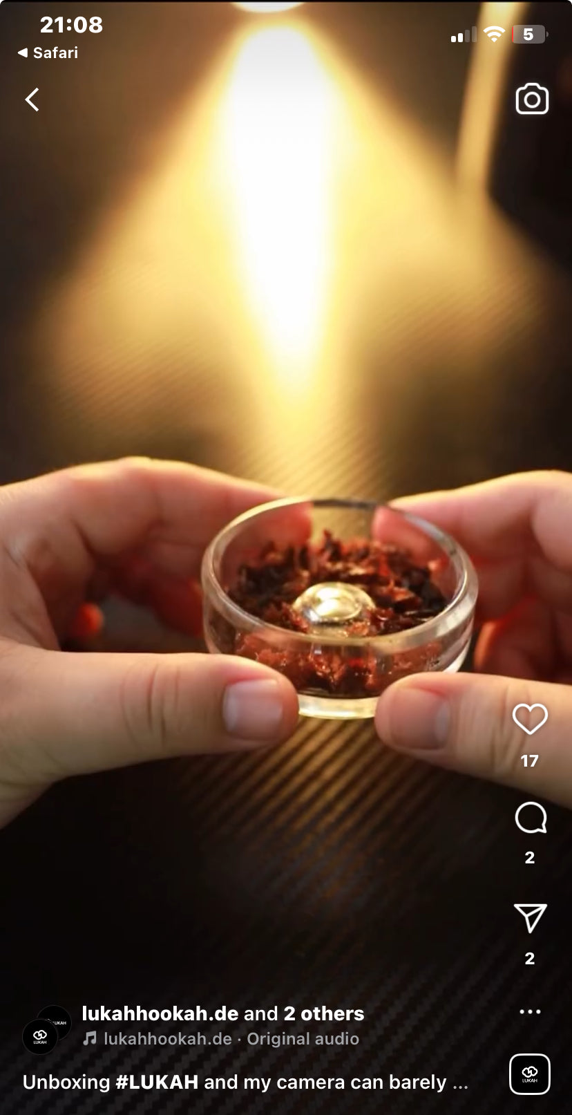 LUKAH Skål i glas